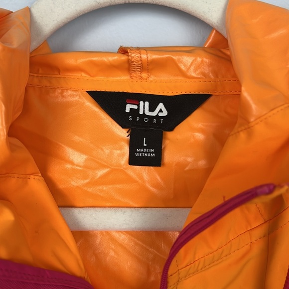 Fila Sport women’s colorblock full zip windbreaker jacket size large - Picture 4 of 8